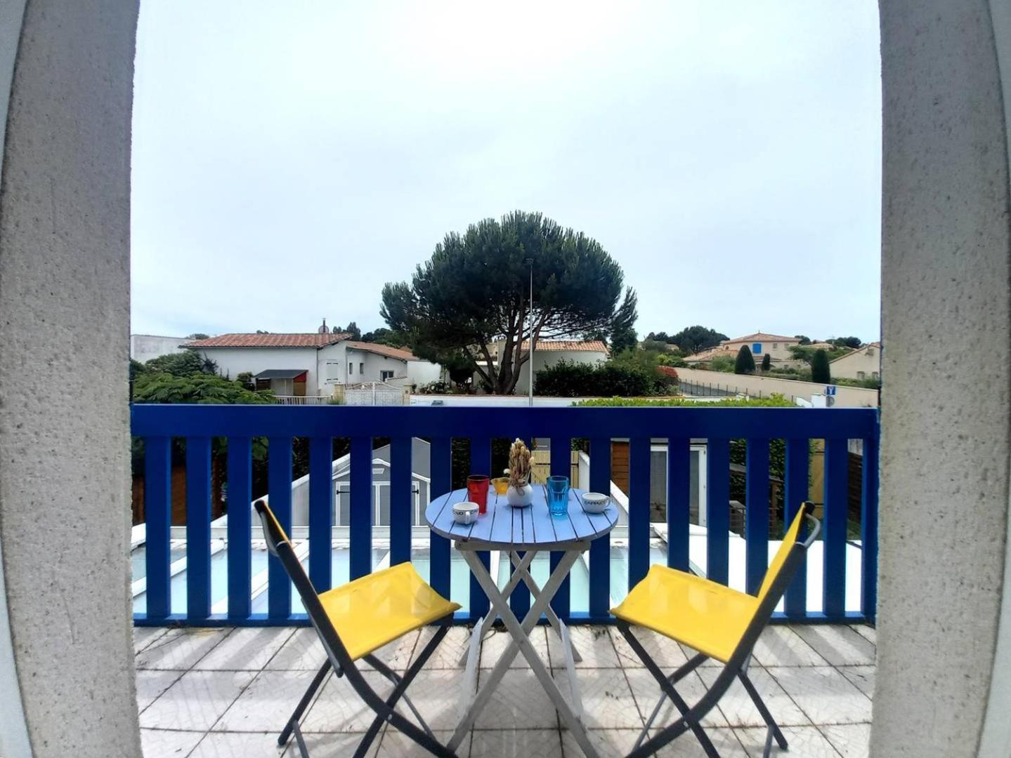 Meschers Sur Gironde - Appartement - Residence Sur Le Port Avec Balcon Exterior foto
